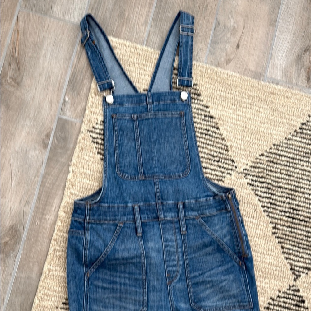 Madewell Denim Stretch Overalls - Picture 2 of 9